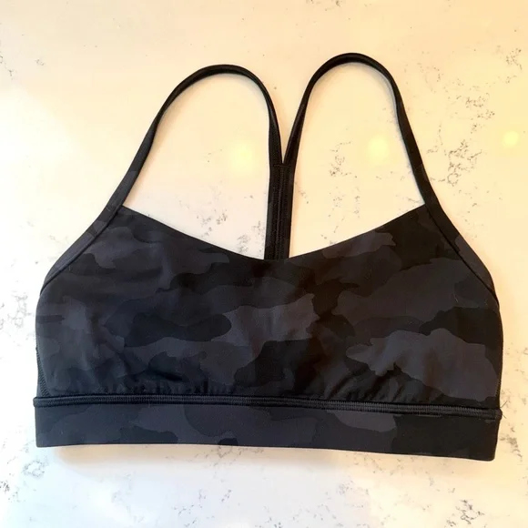 Lululemon flow Y sports bra heritage 365 camo 6 - Picture 1 of 5